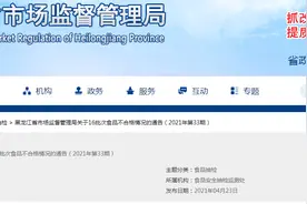 黑龙江省市场监督管理局抽检食用油、油脂及其制品​52批次均合格图片