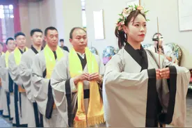 峨眉武术举行祭祖仪式，网络红人凌云回师门获授“宣传大使”图片