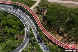 人在景中骑 太原市滨河自行车道建成图片