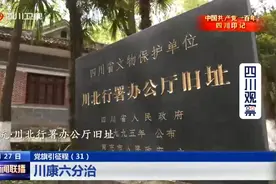 四川新闻联播丨党旗引征程㉛川康六分治图片