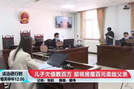 北京：儿子欠债数百万后“神操作”，将房子100元卖给父亲图片
