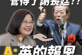 台湾岛为何没人管得了谢长廷？蓝营：是因为“英的报恩”图片