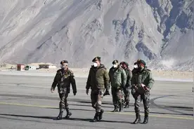 印媒：印陆军参谋长视察列城，系2月中印开始“脱离接触”后首次图片