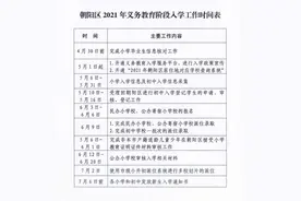 北京市朝阳区发布2021年入学政策：多校划片和单校划片相结合图片