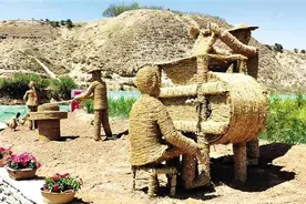 黄河·白银云客小镇初绽姿容图片