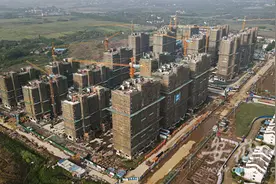 肥西引江济淮安置点建设快速推进 一期预计2021年底完工图片