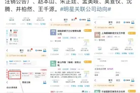 多位明星工作室接连注销图片