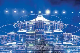 北京欢乐谷扮靓京城夜色图片