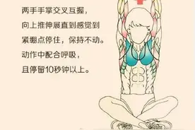 转需！正确拉筋的方法图片