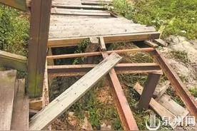 泉州景区木栈道之殇：易朽烂 翻修困难 屡修屡破图片