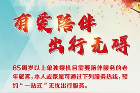 黑龙江：65周岁老年旅客乘机 无人陪伴可获“一站式”出行服务图片
