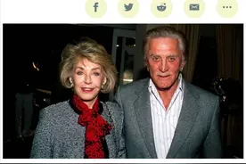 柯克·道格拉斯102岁遗孀去世，两人66年婚姻羡煞整个好莱坞图片