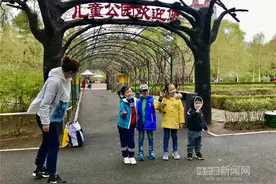 儿童公园小火车今天正式运营啦图片