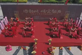 31秒｜滨州阳信举行“倡新风、情定梨乡、树文明 、缘在阳信”中式集体婚礼图片