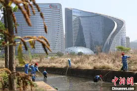 昆明河体“清道夫”：用双手还原清澈河道图片