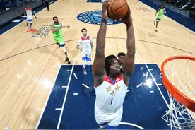 锡安37分鲍尔33+11 鹈鹕加时战胜森林狼图片