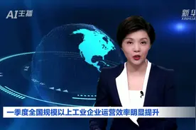 AI合成主播｜一季度全国规模以上工业企业运营效率明显提升视频封面