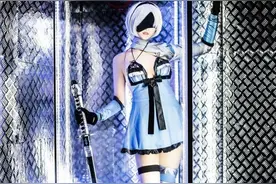 韩国小姐姐COS《尼尔》凯妮版2B：性感短裙福利满分图片