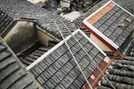 “无人机”航拍镜头下，上海乔家路历史风貌区有个“明清古民居群”图片