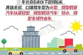 C1驾驶证 能开什么车图片