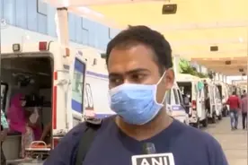 外媒：疫情下的印度医院似“围城”图片