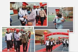 莒县一中1300学子成为父母的“臂膀”图片