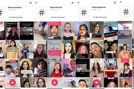 通过短视频“学中文”？TikTok相关话题播放3.4亿次图片