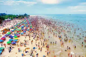 井喷！北海“五一”累计接待游客162.67万人次，同比增长256.97%图片