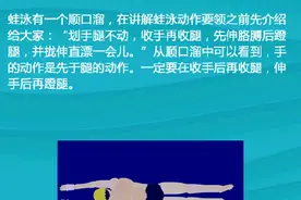 学习最基础的蛙泳 记住这个顺口溜图片
