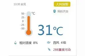 石家庄迎今年首个“30℃+”！大风何时结束？图片