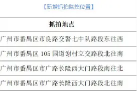 道路上新！广州市番禺区一批电子警察即将到岗图片
