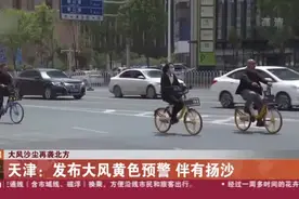大风沙尘再袭北方：天津——发布大风黄色预警  伴有扬沙视频封面