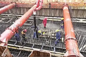再传好消息！泗黎路改造工程首节管廊浇筑完成图片