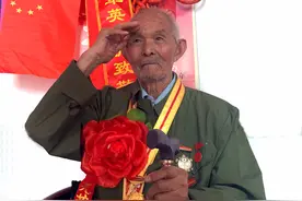 章丘抗日老兵刘士平曾手刃日本鬼子兵图片