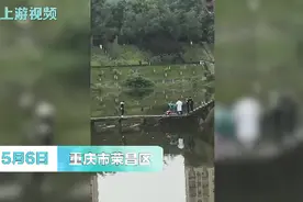 悲剧！重庆一男子走路看手机坠桥溺亡，目击者：分神导致一脚踩滑图片