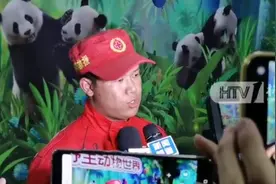杭州搜救队员称猎犬未咬豹子：狗只是吠叫，狗脸上的血为豹子抓伤图片