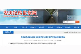 涉嫌严重违纪违法 安徽省安庆监狱机关党委副书记彭勇被查图片