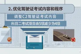 新规！今年6月1日起，自动挡科目二考试减少为4项图片