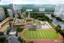 合肥高新火炬中学“闪亮登场”将覆盖兴园中学学区图片