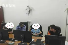 “叔叔，救救我！”小男孩突然奔向火车站民警……图片