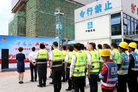 “我为群众办实事”进工地，尽显建筑青年责任担当图片