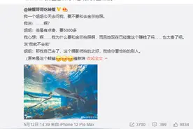 “金莎”“鲸鲨”傻傻分不清楚 金莎搞笑回复网友：对不起耽误鲸鲨赚钱了图片