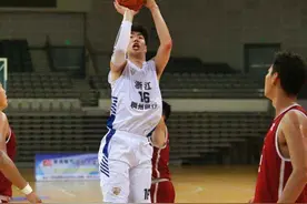 记得浙江籍国手余乐平吗？他儿子长到2米20 还闪耀全运会赛场图片