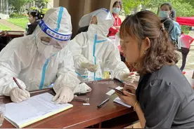 肥西县上派镇金宇天地城小区：5月14日中午完成1万左右居民核酸检测工作图片