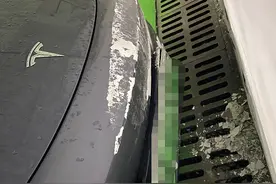 特斯拉突然撞墙！杭州女车主地下车库吓懵：再也不敢开了，怎么踩刹车都刹不住……图片