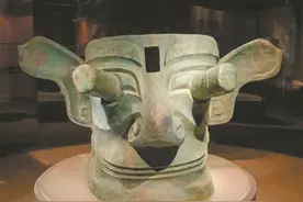 蜀王蚕丛“其目纵”，三星堆纵目面具就是他？图片
