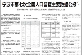 宁波第七次人口普查主要数据公布！4个地方常住人口超百万，最多的是慈溪图片