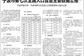 宁波第七次人口普查主要数据公布！4个地方常住人口超百万，最多的是慈溪图片
