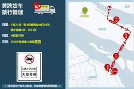 上海公安发布花博会期间交通管理措施，G40部分路段将分时限行图片