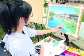 杭州市黄公望高级中学：浙江省内唯一一个全部招收美术生的普通高中图片